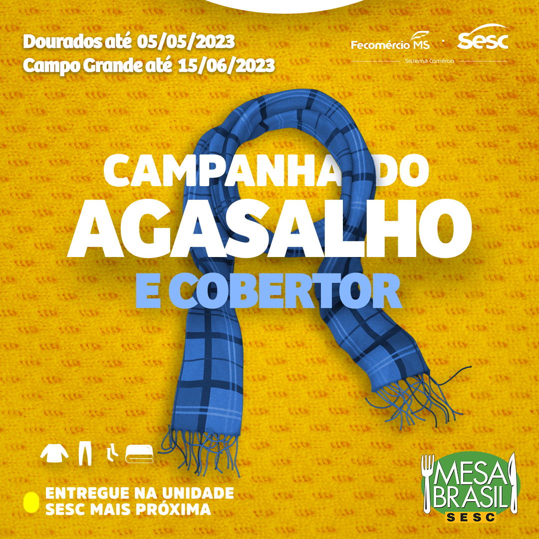 Campanha Do Agasalho 2023 Sesc MS Sesc